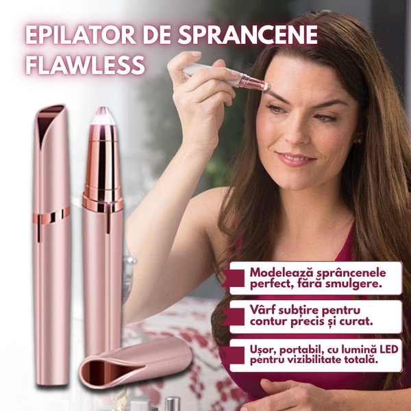 Pachet FLAWLESS - Epilator Facial + Epilator Sprâncene