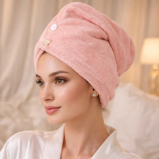 OFERTA 1+1 Prosop absorbant din microfibra pentru uscarea parului TowelBand