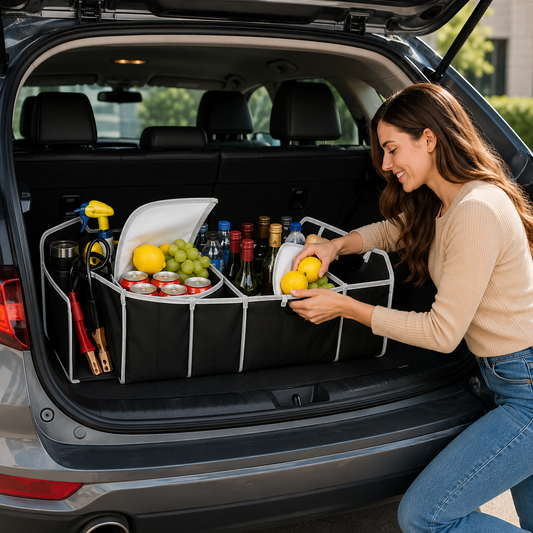 OFERTA 1+1 Organizator Auto Universal pentru Cumpărături și Depozitare