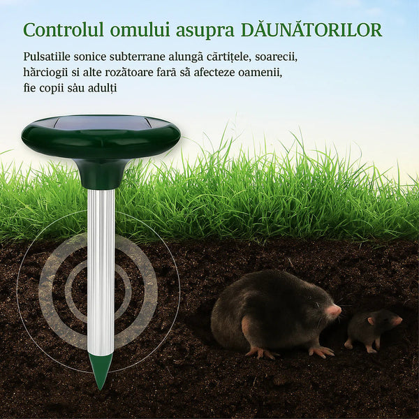 Dispozitiv Solar Anti-Dăunători