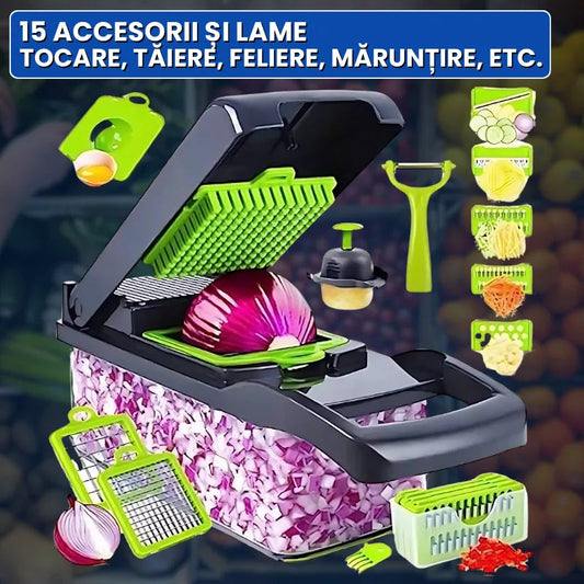 Pachet Premium 4-în-1 pentru Tăiere, Tocare si Vidare