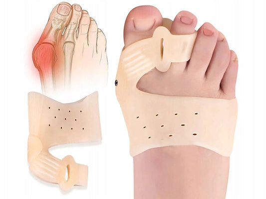 Set 2 Buc Separator Degete cu Gel și Orteză cu Magnet pentru Hallux Valgus