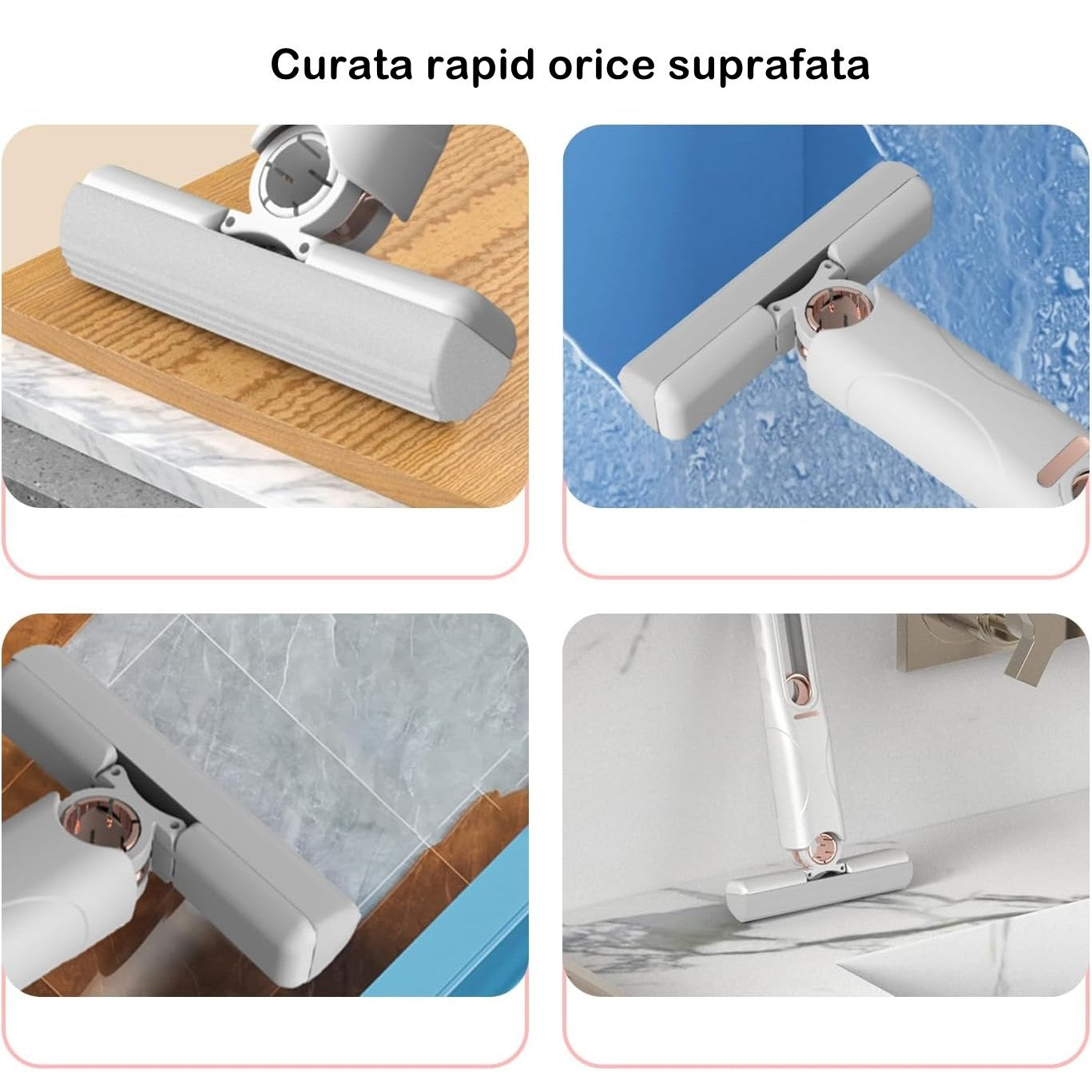 OFERTA 1+1 Mini Mop Versatil pentru Curățenie