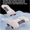 Pernă Ortopedică Cervicală Ergonomică – Suport pentru Gât și Coloană, Confort Sporit în Timpul Somnului, 65x40 cm