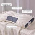 Pernă Ortopedică Cervicală Ergonomică – Suport pentru Gât și Coloană, Confort Sporit în Timpul Somnului, 65x40 cm