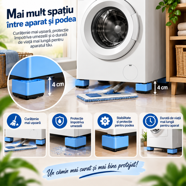 Pad-uri anti-vibrație pentru electrocasnice