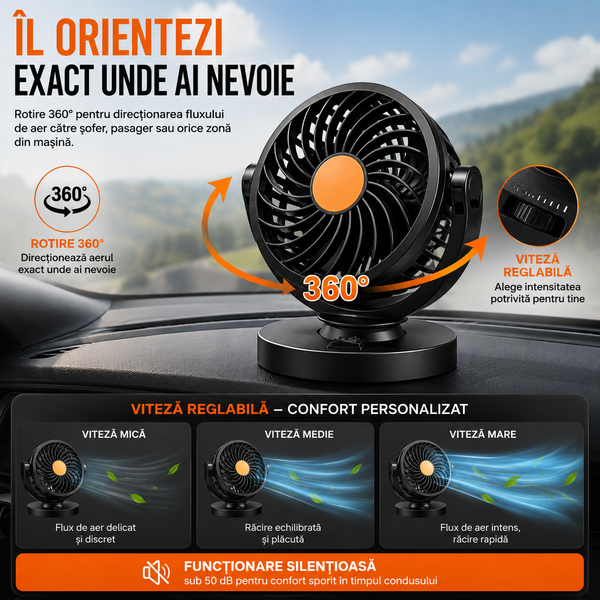 Ventilator Auto Portabil Compact