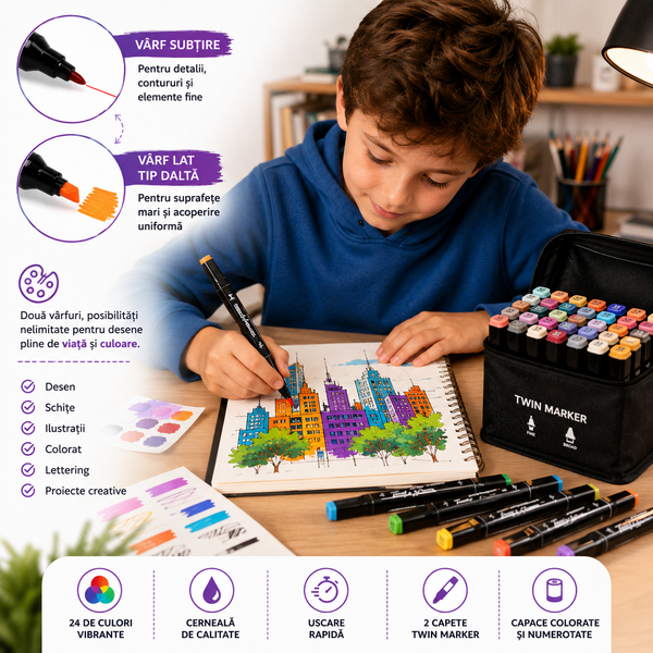 Markere Graffiti Duo Set