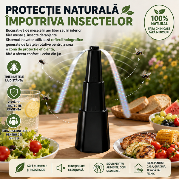 VentilAir Pliabil Anti-Insecte