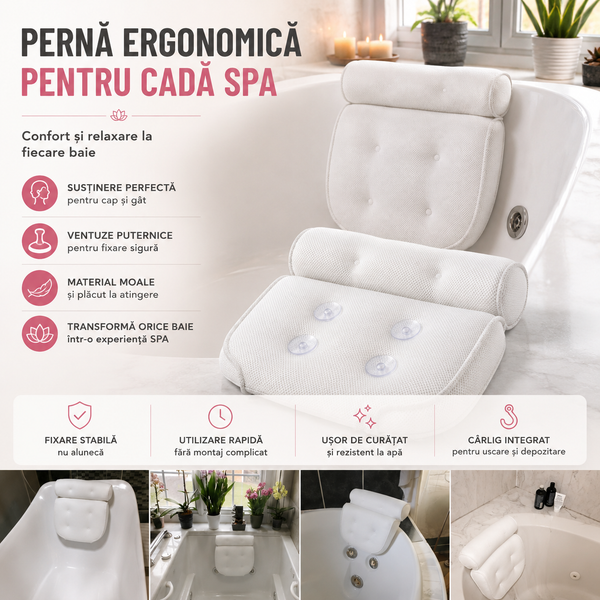 Perna SPA Ergonomica pentru Cadă Relax
