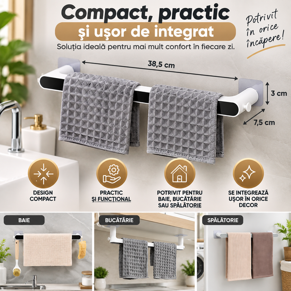 Suport Prosop Adeziv Compact Elegant