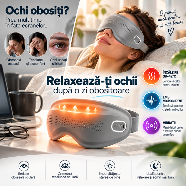 Masca Termică Relaxantă pentru Ochi