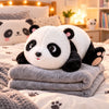 Animăluț de Pluș 2-în-1 cu Păturică Ascunsă 100×200 cm – 5 Modele Adorabile