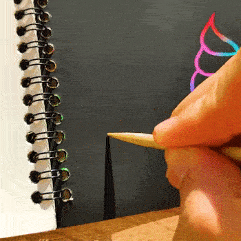 Caiet Flippy Artă Razuibilă Magic