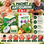 Pachet Antidurere 2 în 1 – 100 Plasturi cu Pelin + Alifie Chinezească Tigrul Alb 18,4g pentru Dureri Musculare, Reumatice, Articulare