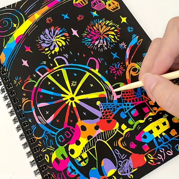 Caiet Flippy Artă Razuibilă Magic