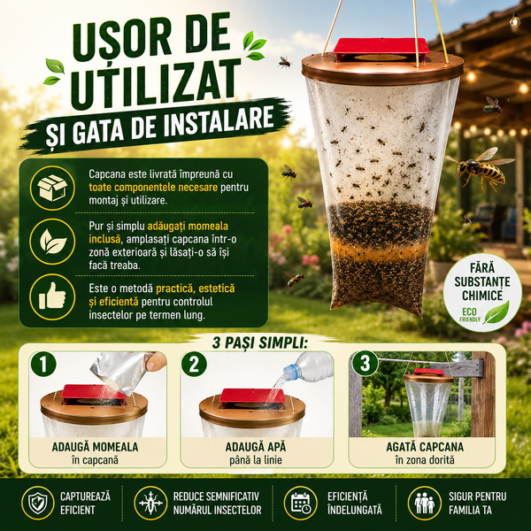 Capcană Outdoor Anti-Insecte