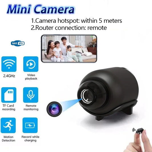 OFERTĂ 1+1 Mini Cameră Spion X5, WiFi, 1080p, Night Vision