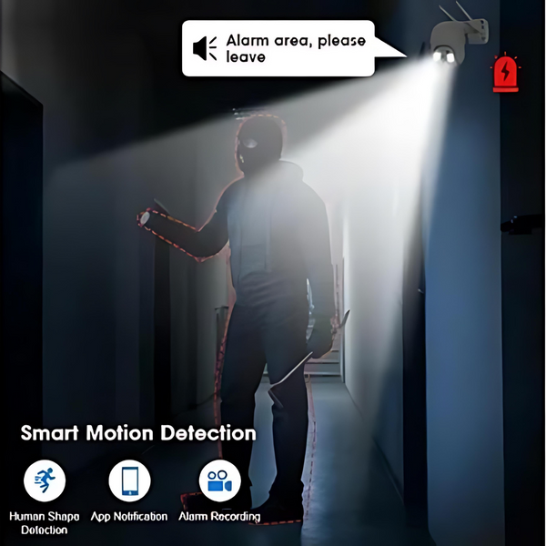 Set 4 x Camera de Securitate WiFi Jortan, Viziune Nocturnă 30M, 1080P + CADOU 4 carduri de 32gb