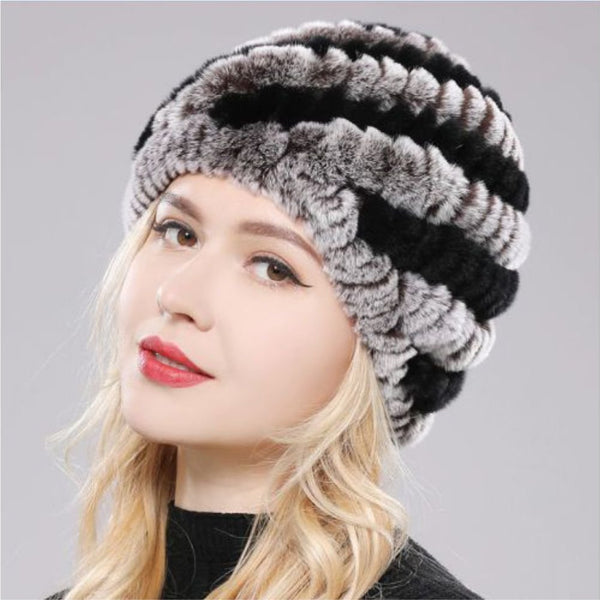 Caciula Premium Eleganta din Blanita Calduroasa de Iarna