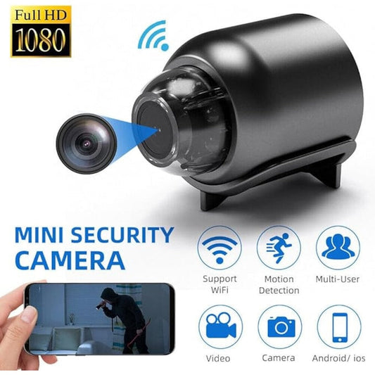 OFERTĂ 1+1 Mini Cameră Spion X5, WiFi, 1080p, Night Vision