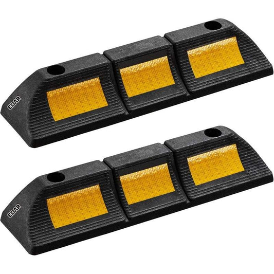 Set 2 Opritor Roti, Blocare Roti si Delimitare Loc Parcare, Elemente Reflectorizante