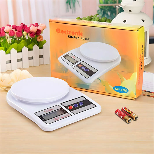 OFERTA 1+1 - Cântar de Bucătărie Digital SF-400 – Precizie 1g, 10 kg, Afișaj LCD, Funcție TARA