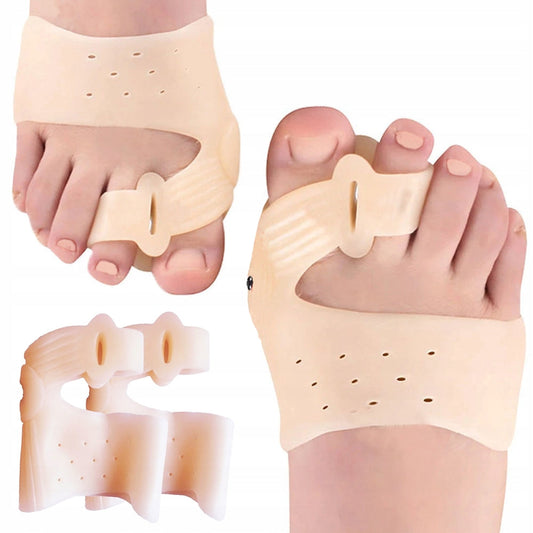 Set 2 Buc Separator Degete cu Gel și Orteză cu Magnet pentru Hallux Valgus