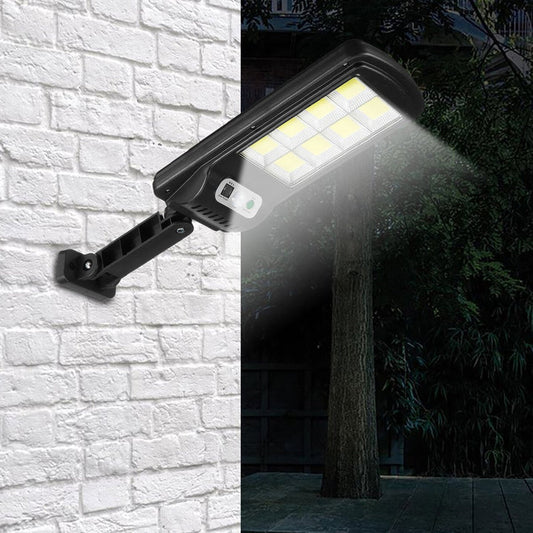 Set 2 Lampi cu Incarcare Solara 150W, 160 LED-uri COB, telecomanda