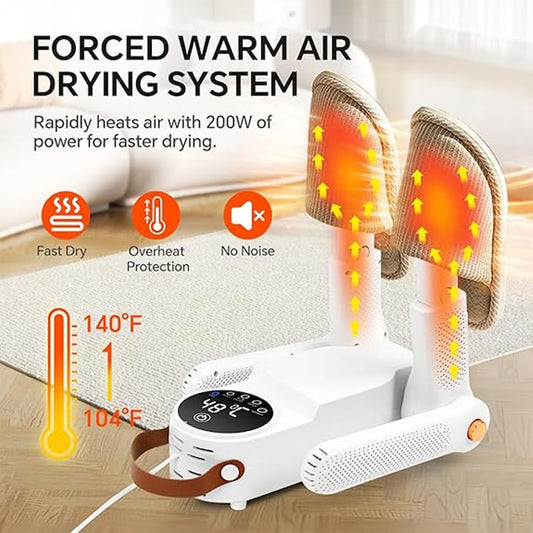 Uscator pentru incaltaminte electric cu functie de dezinfectare